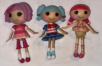 3 x lalaloopsy figuurtjes beschikbaar voor biedingen