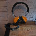 Vintage Retro oranje Hoofdtelefoon, Verzenden, Gebruikt, Over oor (circumaural), Overige merken