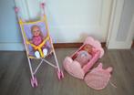 leuke babyborn pop die loopt, buggy bedje en babyborn 33 cm, Kinderen en Baby's, Speelgoed | Poppen, Ophalen of Verzenden, Zo goed als nieuw