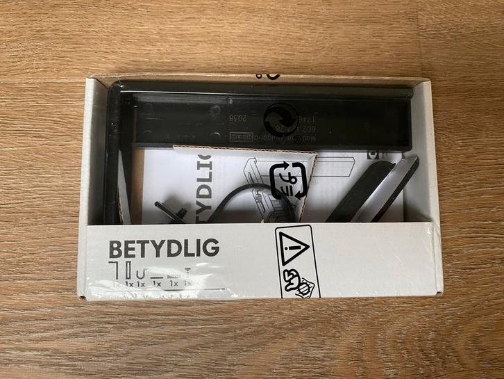 IKEA BETYDLIG Wand-/Plafondbevestiging, Huis en Inrichting, Stoffering | Gordijnen en Lamellen, Nieuw, Minder dan 100 cm, Minder dan 50 cm