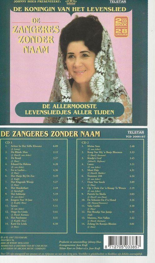 Zangeres zonder naam - De mooiste Levensliedjes Aller Tijden, Ophalen of Verzenden, Zo goed als nieuw, Levenslied of Smartlap