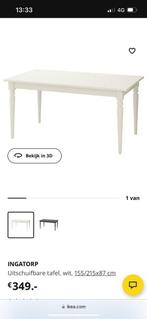 €200 Ikea eettafel zo goed als nieuw!, 25 tot 50 cm, Rechthoekig, Zo goed als nieuw, Ophalen