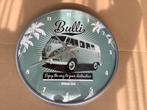 Nostalgic-Art wandklok, Ø 31 cm, VW Bulli  Volkswagen Bus, Ophalen of Verzenden, Gebruikt, Analoog, Wandklok