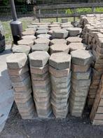Zeshoekig steen bestrating, Tuin en Terras, Tegels en Klinkers, Ophalen, Gebruikt, 10 m² of meer, Klinkers