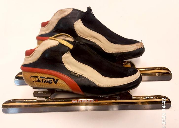 VIKING GOLD - MAPLE COMET MAAT 43, Sport en Fitness, Schaatsen, Zo goed als nieuw, Noren, Viking, Klapschaats, Ophalen of Verzenden