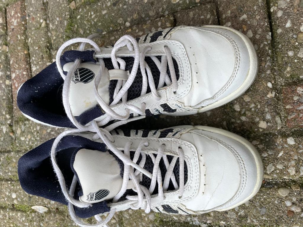 K-Swiss - Tennisschoenen dames - gladde zool - maat 36, Gebruikt, Schoenen, Ophalen of Verzenden, K-Swiss