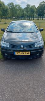 Renault Mégane 2.0 16V Cabrio E4 2009 Zwart, Auto's, Renault, Voorwielaandrijving, 1998 cc, 74 €/maand, 4 cilinders