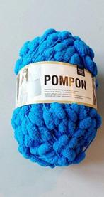 rico design pompon blauw bol garen nieuw!, Hobby en Vrije tijd, Ophalen of Verzenden, Nieuw, Breien of Haken, Wol of Garen