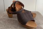 Sanita echt leren grijs blauwe clogs klompen maat 37, Kleding | Dames, Schoenen, Nieuw, Sanita, Grijs, Sandalen of Muiltjes