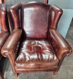 Set schapenleren oorfauteuils. Izgs., Huis en Inrichting, Fauteuils, Ophalen, ., ., .