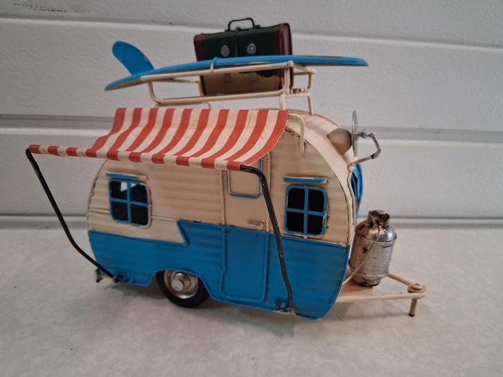 Caravan van metaal voor decoratie, Verzamelen, Retro, Huis en Inrichting, Ophalen of Verzenden