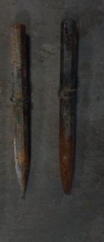 Breekhamer beitels, Hex 32, zeskantopname 32 mm met kraag, Ophalen of Verzenden, Gebruikt, Boor- en/of Breekhamer
