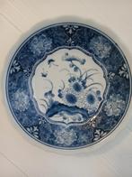 schaal blauw wit - puntgaaf, Ophalen of Verzenden