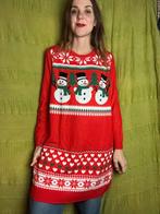 Vintage kersttrui / trui / kerst / rood / large / L / 40, Albert Cuypstr 168a, Maat 42/44 (L), Ophalen of Verzenden, Vintage
