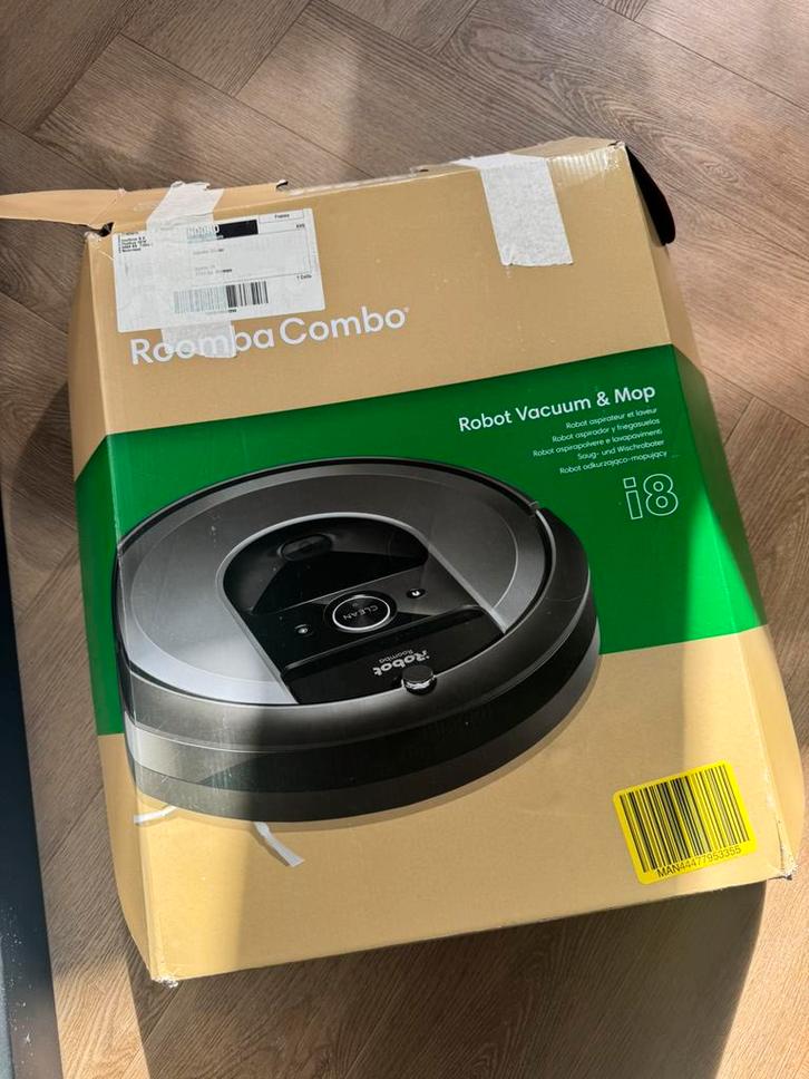 iRobot Roomba Combo i8, Witgoed en Apparatuur, Stofzuigers, Gebruikt, Robotstofzuiger, Reservoir, Ophalen