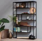 Woood Teun Vakkenkast Stellingkast Zwart XL, Huis en Inrichting, Kasten | Wandmeubels, Ophalen, Zo goed als nieuw, Minder dan 150 cm
