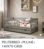 Peuterbed 140x70 Grijs met Matras (en evt lade), Ophalen, Gebruikt, 70 tot 85 cm, 140 tot 160 cm
