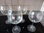 4 Zwieselglas grote glazen  / kelkglazen, Antiek en Kunst, Antiek | Glas en Kristal, Ophalen of Verzenden