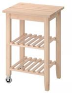 Rolling table (bekväm) ikea, Zo goed als nieuw, Minder dan 100 cm, 25 tot 50 cm, 50 tot 100 cm