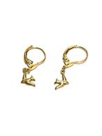 14k gouden oorbellen, Hangers, -, -, Ophalen of Verzenden