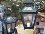 Lantaarn windlicht Smeedijzer. Ook mooi in tuinhuis blokhut, Ophalen of Verzenden