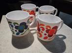 4 vintage arcopal knorr mokken, Gebruikt, Ophalen of Verzenden, Overige stijlen, Kop(pen) en/of Schotel(s)