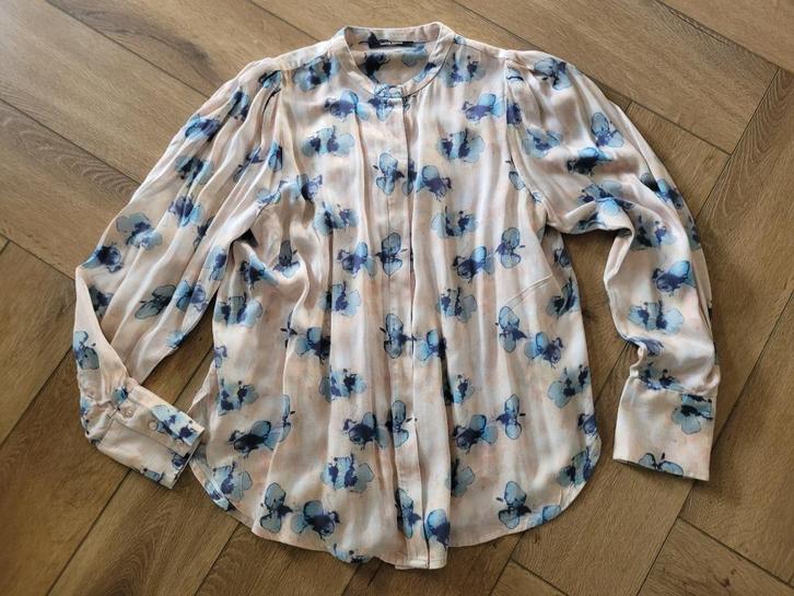 Prachtig blousje van Bruuns Bazaar, maat S, Kleding | Dames, Blouses en Tunieken, Zo goed als nieuw, Maat 36 (S), Beige, Ophalen of Verzenden