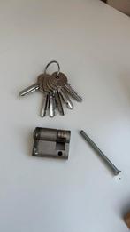 Cilinderslot enkel gebruikt, Ophalen of Verzenden, Gebruikt, Rvs, Slot