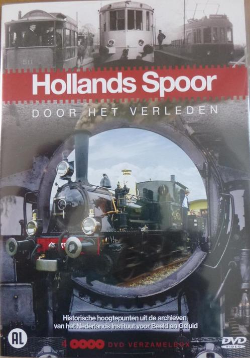 Hollands Spoor door het verleden (4DVD), Verzamelen, Spoorwegen en Tramwegen, Zo goed als nieuw, Trein, Overige typen, Ophalen of Verzenden