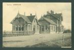 Ansichtkaart Leerdam Station 1911, Verzamelen, Ansichtkaarten | Nederland, Ophalen of Verzenden, Voor 1920, Gelopen, Zuid-Holland