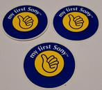 My first Sony stickers / audio video foto 3 stuks, Ophalen of Verzenden, Zo goed als nieuw