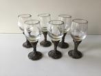 6 Antieke Borrel Glaasjes ( in Hilversum ), Ophalen of Verzenden, Zo goed als nieuw, Borrel- of Shotglas