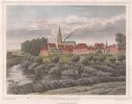 Doesburg - Staalgravure G. Heisinger.1862. Terwen Gekleurd, Antiek en Kunst, Ophalen of Verzenden