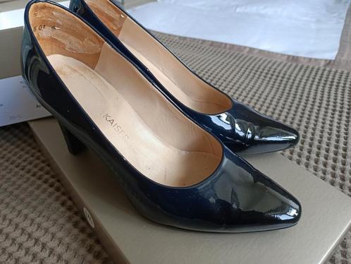 Peter Kaiser 37 - maat 4 blauw/zwart, Kleding | Dames, Schoenen, Gedragen, Blauw, Ophalen of Verzenden