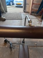 Vintage Bruine pianolamp, Ophalen of Verzenden, Gebruikt, Metaal, Minder dan 100 cm