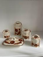 Vintage 70s Keramiek Set - Super Schattig!, Gebruikt, Keramiek, Overige typen, Ophalen of Verzenden