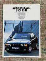 Kleuren brochure folder BMW 5-serie E34 1988 nieuw!, Boeken, Nieuw, Ophalen of Verzenden, BMW, BMW