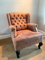 Oorfauteuil Chesterfield look, Ophalen, Gebruikt, 75 tot 100 cm
