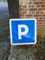 Vintage Parkeerbord 'P' - Decoratief & Uniek, Auto diversen, Ophalen, Gebruikt