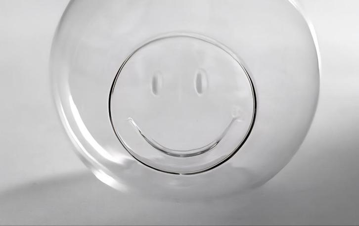 Serax Smiley Happy Decor, 2 glazen design waxinelichthouders, Huis en Inrichting, Woonaccessoires | Kandelaars en Kaarsen, Nieuw