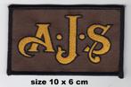AJS logo patch voor 7R boy racer model 18 20 30 35, Ophalen of Verzenden, Nieuw