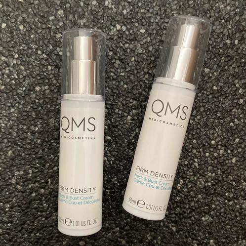 2x QMS firm density - neck bust cream t.w.v. €162, Sieraden, Tassen en Uiterlijk, Uiterlijk | Lichaamsverzorging, Nieuw, Bodylotion, Crème of Olie