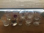 Diverse borrel en shot glaasjes 10 stuks, Verzamelen, Ophalen, Gebruikt, Borrel- of Shotglas