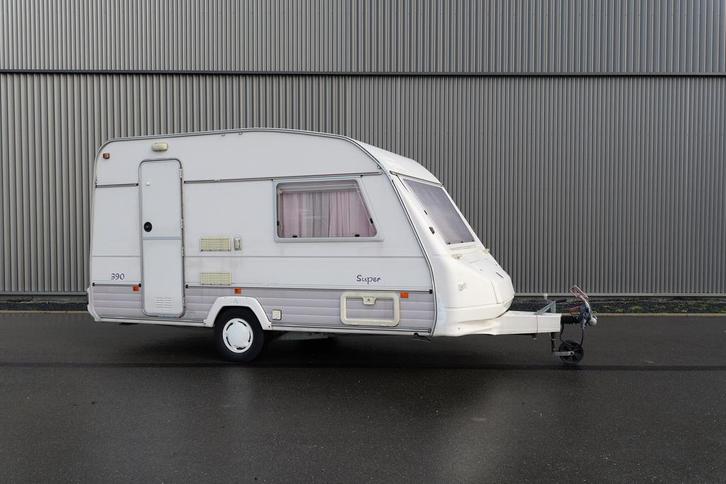Sprite Super 390, Enkele bedden, Voortent, Caravans en Kamperen, Caravans, Bedrijf, tot en met 2, 750 - 1000 kg, Rondzit, Sprite