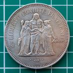 Munt Frankrijk 50 Francs 1975 Hercules Zilver, Ophalen of Verzenden, Frankrijk, Losse munt, Zilver