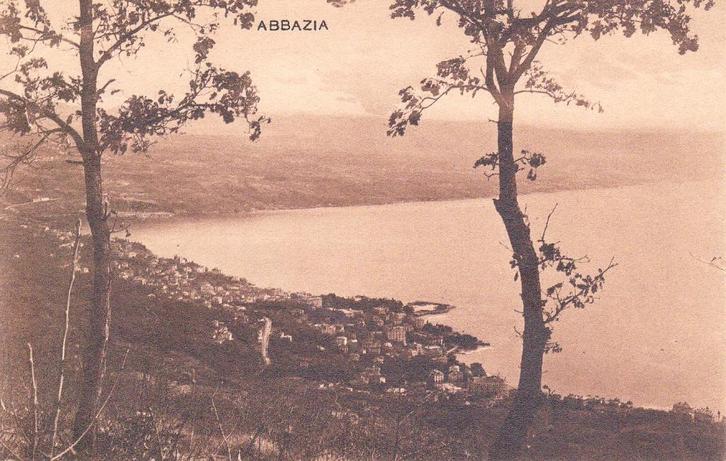 A093 Kroatië - Opatija ( Abbazia ) Istrië, Verzamelen, Ansichtkaarten | Buitenland, Ongelopen, Overig Europa, 1920 tot 1940, Verzenden