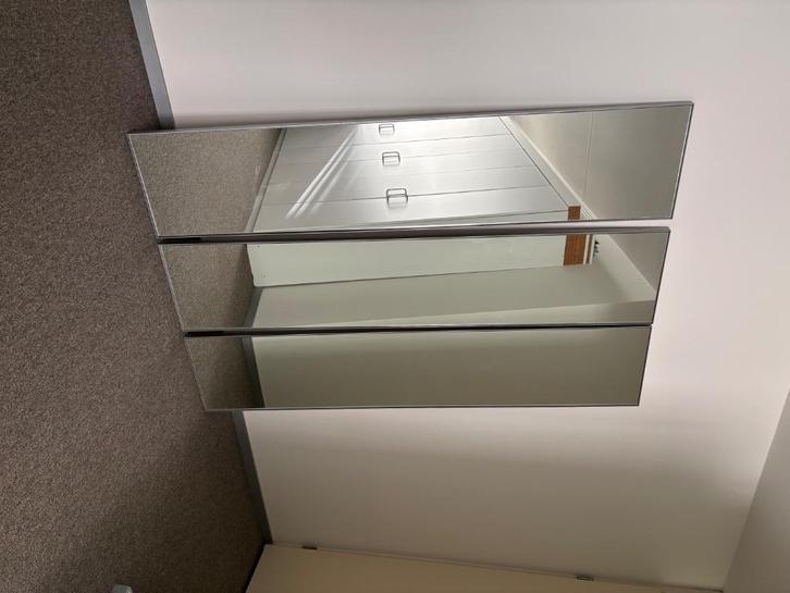 Passpiegels, Huis en Inrichting, Woonaccessoires | Spiegels, Zo goed als nieuw, Minder dan 50 cm, 150 tot 200 cm, Rechthoekig