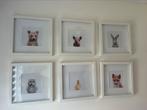 Fotolijsten = 6, 30 x 30 cm babykamer, Ophalen of Verzenden, Zo goed als nieuw