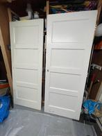 paneeldeuren, Doe-het-zelf en Verbouw, Deuren en Horren, Ophalen, Gebruikt, Minder dan 80 cm, Binnendeur