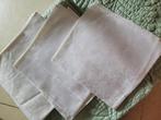 7 vintage maar nooit gebruikte servetten katoen damast gewev, Heikant 21 Kaatsheuvel, Wit, Overige typen, Belle Vieille Brocante